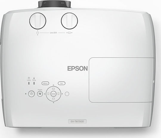 Epson EH-TW7000 3D Projector 3LCD 4K Ultra HD Απλής Λάμπας Λευκός Κωδικός: V11H961040 - Image 5