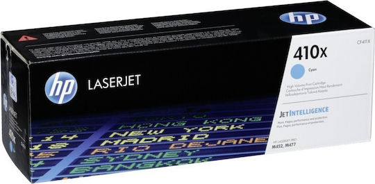 HP 410X Γνήσιο Toner Laser Εκτυπωτή Κυανό High Yield 5000 Σελίδων (CF411X) - Image 3