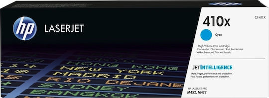 HP 410X Γνήσιο Toner Laser Εκτυπωτή Κυανό High Yield 5000 Σελίδων (CF411X) - Image 2
