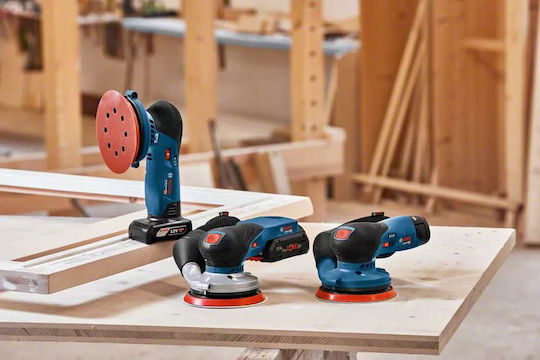 Bosch GEX 18V-125 Έκκεντρο Τριβείο 125mm Μπαταρίας Solo με Ρύθμιση Ταχύτητας και με Σύστημα Αναρρόφησης - Image 5