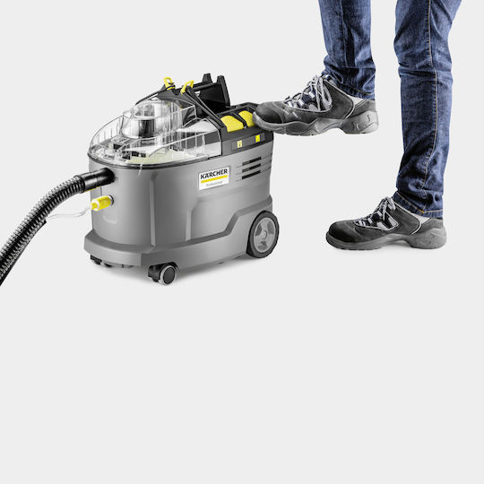 Karcher Puzzi 9/1 Bp Adv Επαναφορτιζόμενη Σκούπα Υγρών / Στερεών Χωρίς Φορτιστή και Μπαταρία με Πλαστικό Κάδο 9lt - Image 4