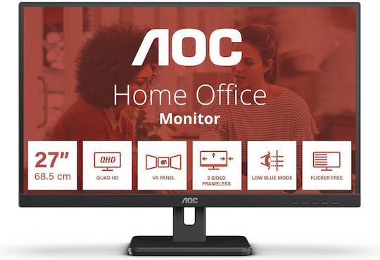 Q27E3UMF Monitor Essential line 27 QHD 2560x1440 IPS 16:9 75Hz Speakers vesa tilt reg - Image 5