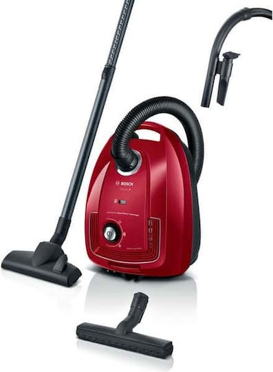 Bosch BGD38RD1H Ηλεκτρική Σκούπα 600W με Κάδο 4lt Κόκκινη - Image 4