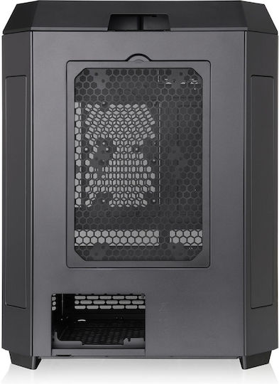 Thermaltake The Tower 600 Gaming Midi Tower Κουτί Υπολογιστή με Πλαϊνό Παράθυρο Μαύρο - Image 5