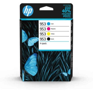HP 953 Γνήσιο Πακέτο 4 Μελανιών Εκτυπωτή InkJet Κίτρινο / Κυανό / Ματζέντα / Μαύρο (6ZC69AE)