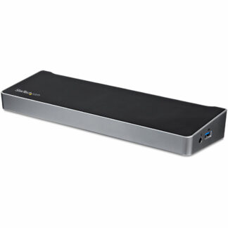 StarTech USB-A Docking Station με HDMI/DisplayPort 4K PD Ethernet και συνδεση 3 Οθονών Μαύρο (USB3DOCKH2DP)