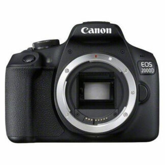 Canon DSLR Φωτογραφική Μηχανή EOS 2000D Crop Frame Kit (EF-S 18-55mm F3.5-5.6 DC III)Kit (AF-P DX 18-55mm F3.5-5.6G VR + AF-P DX 70-300mm F4.5-6.3G ED VR)Kit (HD DA 18-50mm F4-5.6 DC WR RE + DA 50-200mm F4-5.6 ED WR) Black