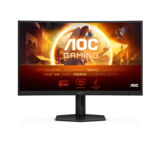 AOC CQ27G4X VA HDR Curved Monitor 27" QHD 2560x1440 180Hz με Χρόνο Απόκρισης 1ms GTG