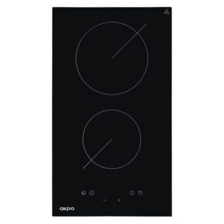 Akpo PKA 30 830/2 hob Black Built-in 30 cm 2 zone(s)