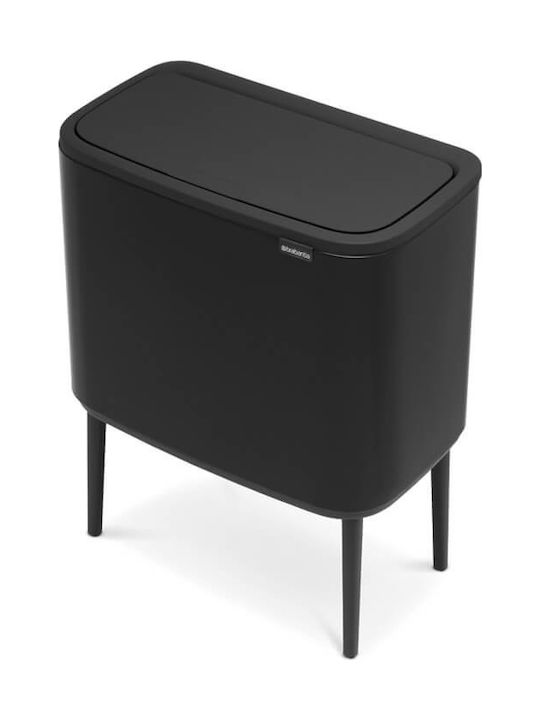 Brabantia Bo Κάδος Απορριμμάτων Πλαστικός Black Matt 11lt - Image 3
