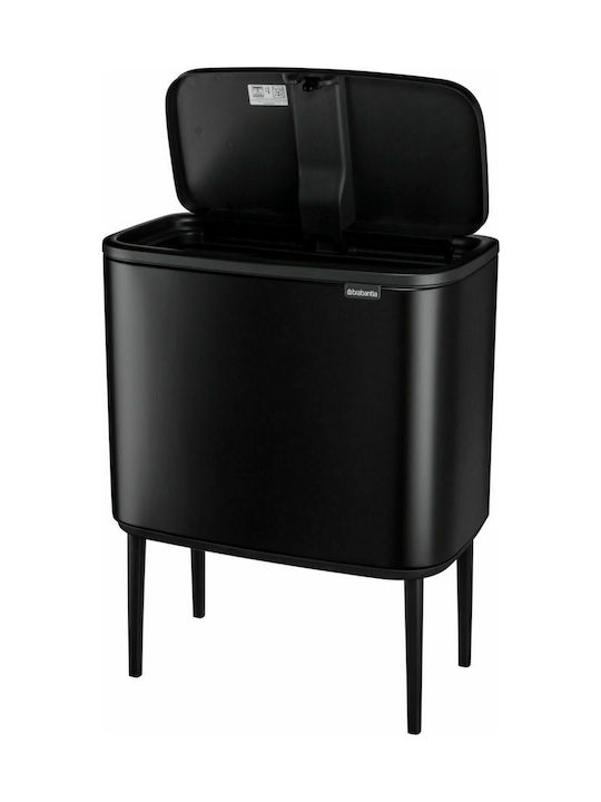 Brabantia Bo Κάδος Απορριμμάτων Πλαστικός Black Matt 11lt - Image 2