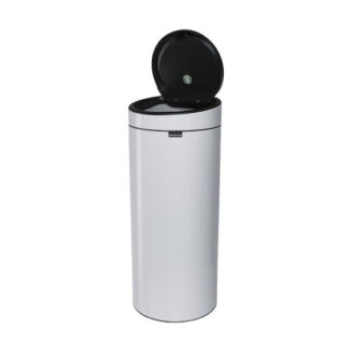 Brabantia Touch Bin New Κάδος Απορριμμάτων Μεταλλικός Λευκός 30lt