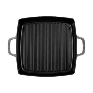 Staub grill pan induction squared 28cm Graphite Grey