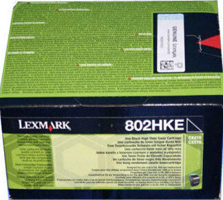 Lexmark 80C2HKE Γνήσιο Toner Laser Εκτυπωτή Μαύρο High Capacity 4000 Σελίδων