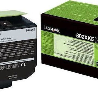 Lexmark 80C2XKE 8K Γνήσιο Toner Laser Εκτυπωτή Μαύρο 8000 Σελίδων (80C2XKE)