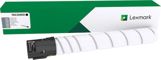 Lexmark CS/X92x Γνήσιο Toner Laser Εκτυπωτή Μαύρο 18500 Σελίδων (76C00K0)