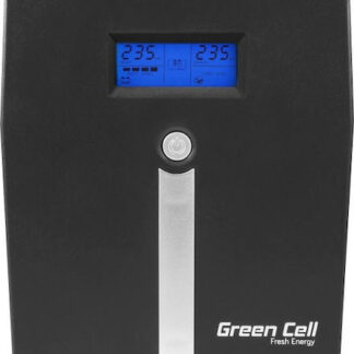 Green Cell UPS05 uninterruptible power supply (UPS) Line-Interactive 3 kVA 1200 W 5 AC outlet(s)