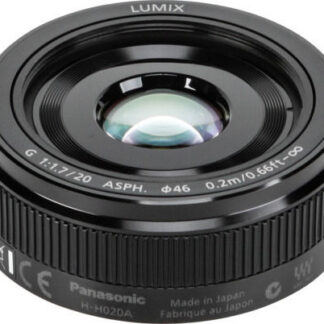 Panasonic Crop Φωτογραφικός Φακός Lumix G 20mm f/1.7 II ASPH Standard / Pancake για Micro Four Thirds (MFT) Mount Μαύρος