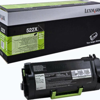 Lexmark 522X Γνήσιο Toner Laser Εκτυπωτή Μαύρο Extra High Yield 45000 Σελίδων (52D2X00)