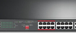 TP-LINK TL-SL1218P v1 Unmanaged L2 PoE Switch με 16 Θύρες Ethernet