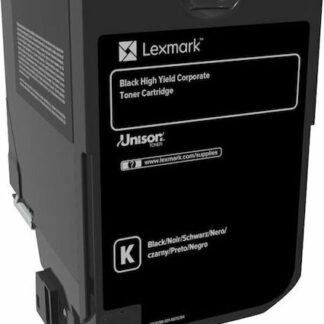 Lexmark 20K Corporate Γνήσιο Toner Laser Εκτυπωτή Μαύρο High Yield 20000 Σελίδων (74C2HKE)
