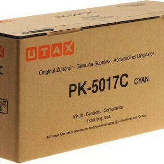 Utax PK-5017C Γνήσιο Toner Laser Εκτυπωτή Κυανό 6000 Σελίδων (1T02TVCUT0)