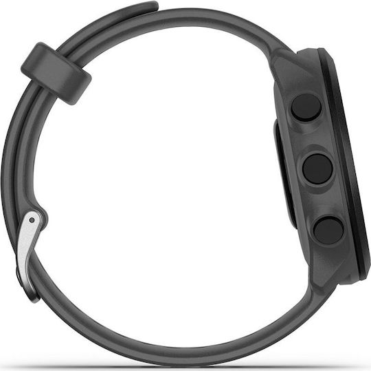 Garmin Forerunner 55 42mm Αδιάβροχο Smartwatch με Παλμογράφο (Monterra Grey) - Image 5