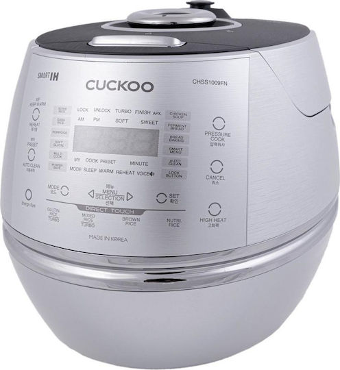 CUCKOO Rice Cooker Cuckoo 1.445kW με Χωρητικότητα 1.80lt Κωδικός: CRP-CHSS1009FN
