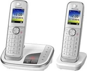 Panasonic KX-TGJ322 Ασύρματο Τηλέφωνο Duo Λευκό - Image 4