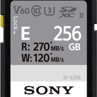 Sony SDXC E series         256GB UHS-II Class 10 U3 V60
