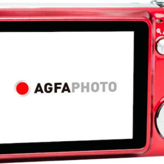 AgfaPhoto Realishot DC8200 Compact Φωτογραφική Μηχανή 18MP Οπτικού Ζουμ 8x με Οθόνη 2.7" και Ανάλυση Video Full HD (1080p) Κόκκινη