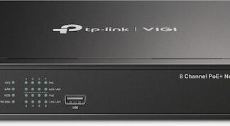 TP-LINK Vigi v1 Καταγραφικό NVR 8 Καναλιών με Ανάλυση Full HD+ VIGI NVR1008H-8MP
