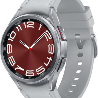 Samsung Galaxy Watch6 Classic LTE Stainless Steel 43mm Αδιάβροχο με eSIM και Παλμογράφο (Ασημί)