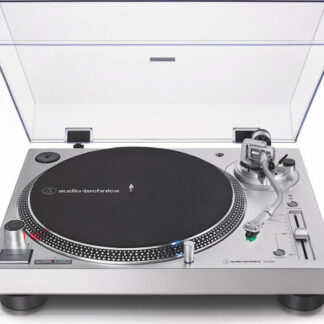 Audio Technica AT-LP120XUSB Πικάπ με Προενίσχυση Ασημί