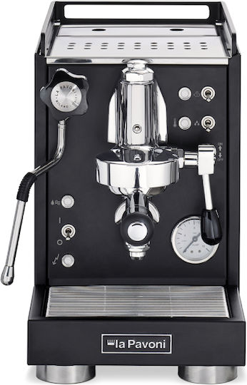 La Pavoni Mini Cellini Μηχανή Espresso 1400W Πίεσης 15bar για Cappuccino Nera - Image 2