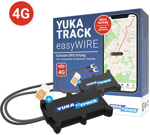 GPS Tracker IoT YUKAtrack EasyWire 4G AIO 4G/LTE για Αυτοκίνητα / Μηχανές / Φορτηγά