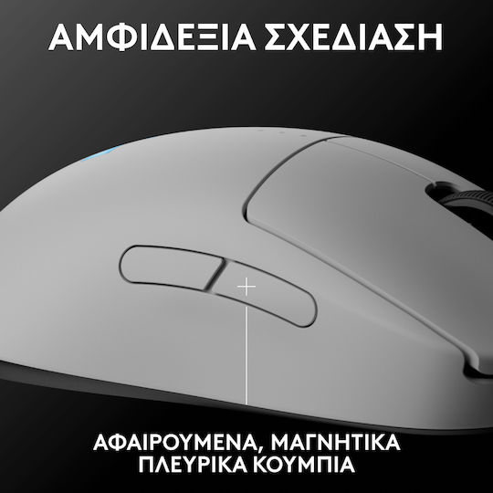 Logitech G Pro 2 Lightspeed Ασύρματο RGB Gaming Ποντίκι 44000 DPI Λευκό - Image 4