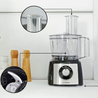 Bosch Πολυμίξερ 900W με Κάδο 2.3lt και Κανάτα Μπλέντερ Ασημί Κωδικός: MCM3PM386