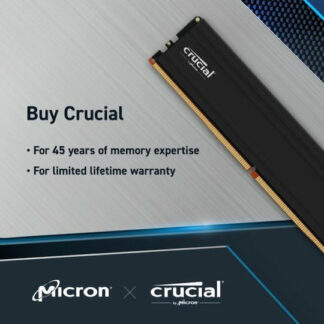Crucial 64GB DDR5 RAM με 2 Modules (2x32GB) και Ταχύτητα 5600 για Desktop Κωδικός: CP2K32G56C46U5