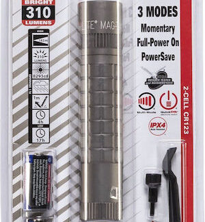 Maglite Φακός LED με Μέγιστη Φωτεινότητα 310lm Γκρι Κωδικός: SG2LRG6