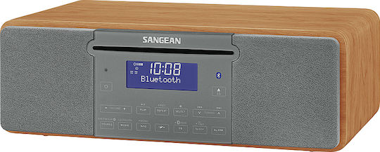 Sangean Ηχοσύστημα 2.0 DDR-47BT DDR-47BT 14W με CD / Digital Media Player και Bluetooth Καφέ - Image 2
