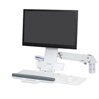 Ergotron Sit-stand Βάση Γραφείου Περιφερειακών με Βραχίονα Λευκή
