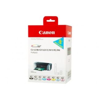 Canon Ink CLI-42 CLI42 Multipack Full 8-Inks 8Inks (6384B010)