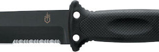 Gerber LMF II Infantry Μαχαίρι Μαύρο με Λάμα από Ανοξείδωτο Ατσάλι σε Θήκη Κωδικός: 31-003661