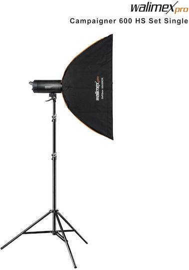 Walimex Campaigner 600 HS Set Single Kit Φωτισμού Κωδικός: 23383