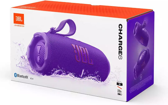 JBL Charge 6 Αδιάβροχο Ηχείο Bluetooth με Διάρκεια Μπαταρίας έως 28 ώρες Μωβ - Image 2
