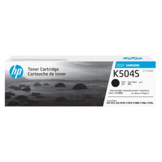 Samsung CLT-K504S Γνήσιο Toner Laser Εκτυπωτή Μαύρο 2500 Σελίδων (SU158A)