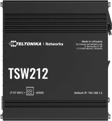 Teltonika TSW212 Managed L2 Switch με 8 Θύρες Gigabit (1Gbps) Ethernet και 2 SFP Θύρες