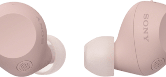 Sony WF-C710N In-ear Bluetooth Handsfree Ακουστικά με Αντοχή στον Ιδρώτα και Θήκη Φόρτισης Ροζ