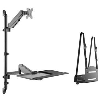 EQUIP - SUPPORTO MONITOR 17"-32" e WORKSTATION DA PARETE (650170)
